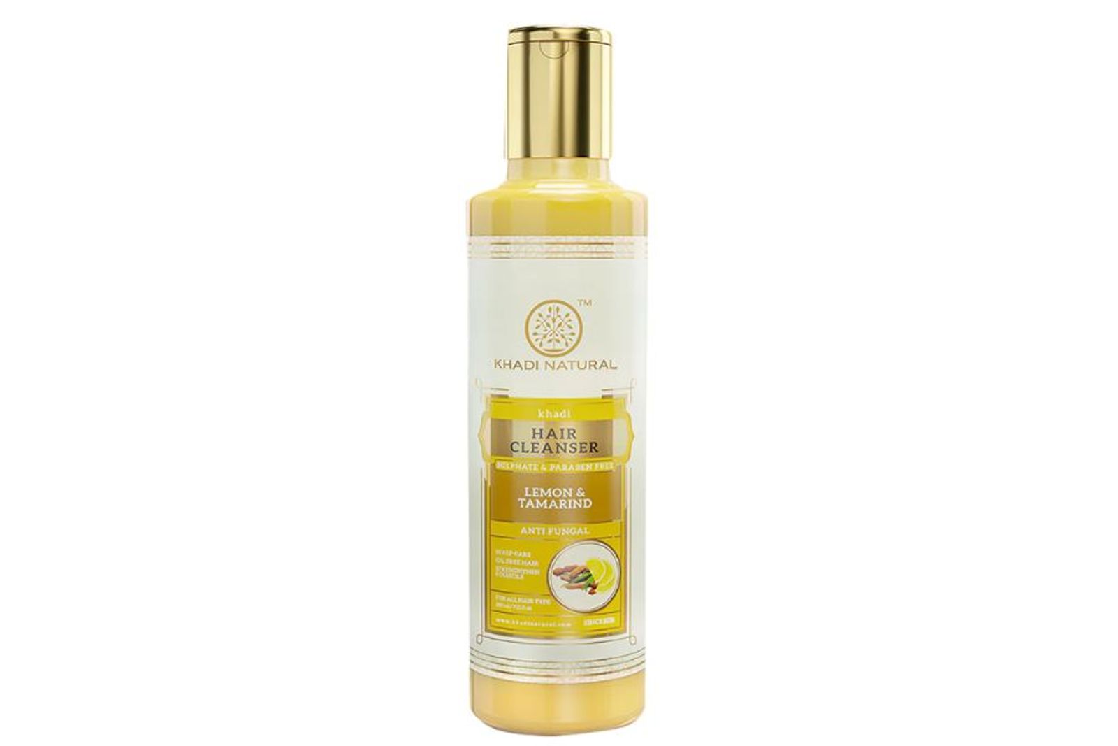 Khadi Natural Lemon & Tamarind Hair Cleanser- Sulphate & Paraben Free