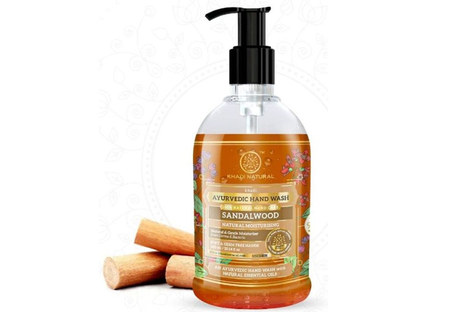 Khadi Natural Moisturising Sandalwood Handwash