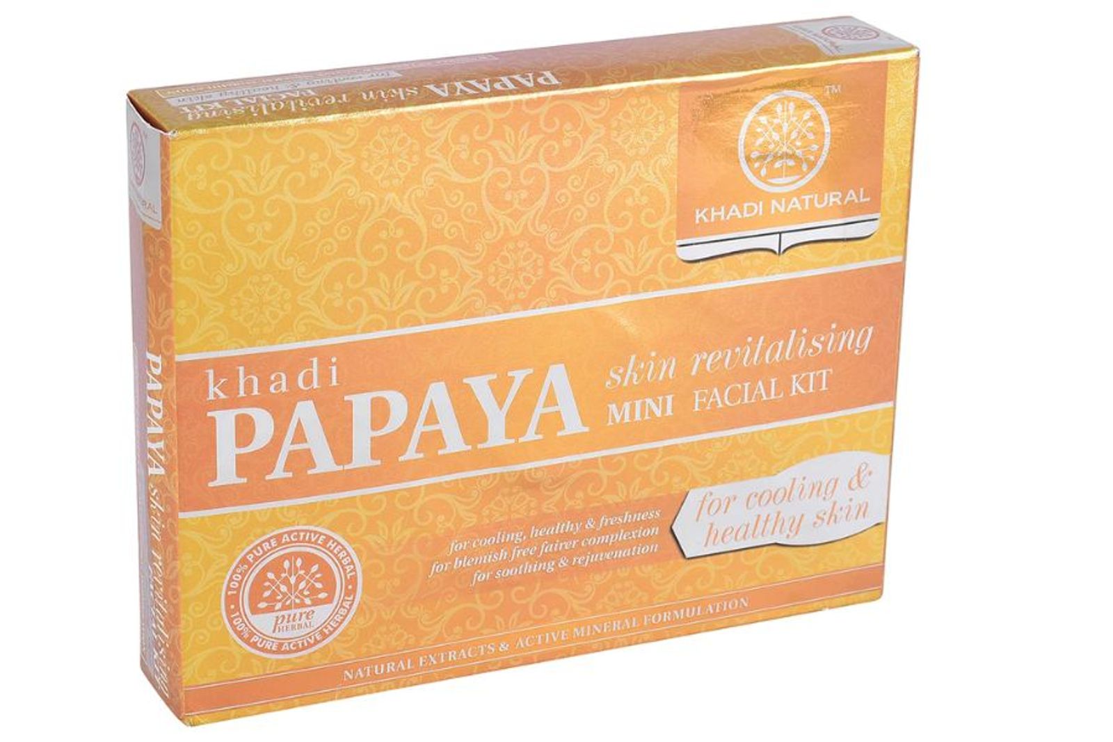 Khadi Natural Papaya Skin Revitalizing Mini Facial Kit