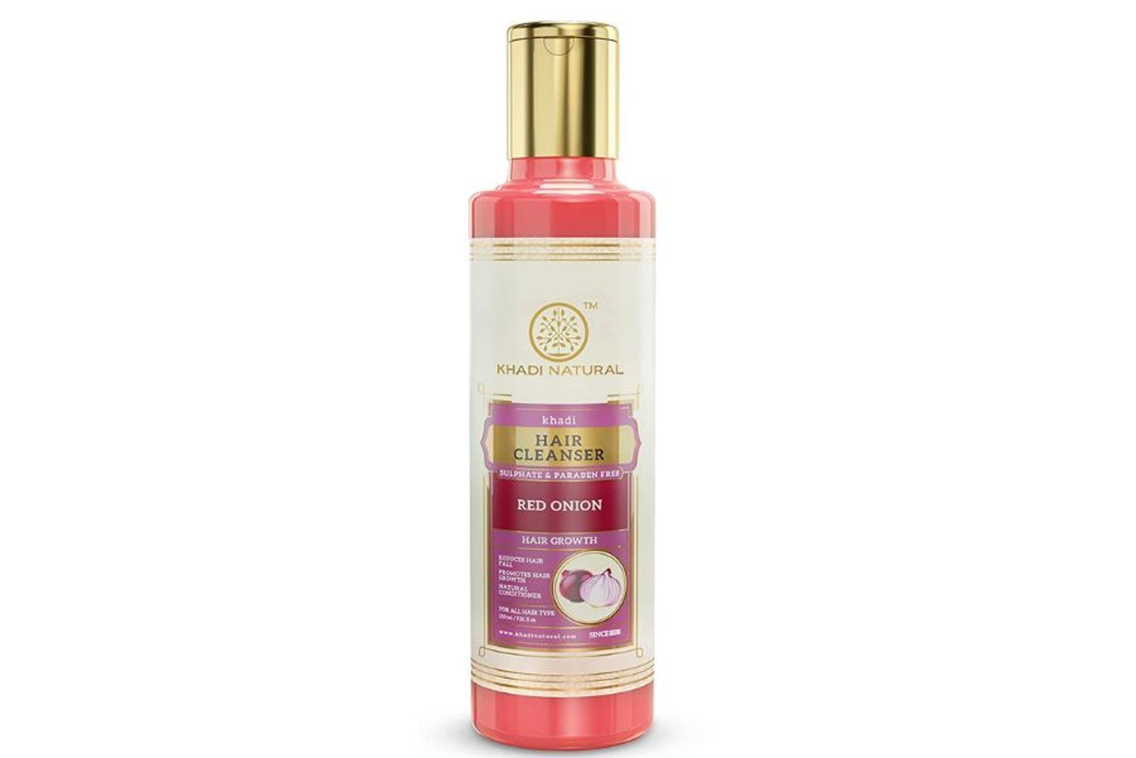 Khadi Natural Red Onion Cleanser/Shampoo Sulphate Paraben Free