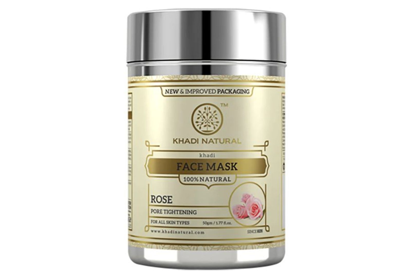 Khadi Natural Rose Face Mask