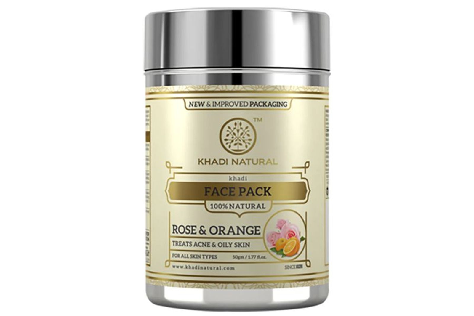 Khadi Natural Rose & Orange Face Pack