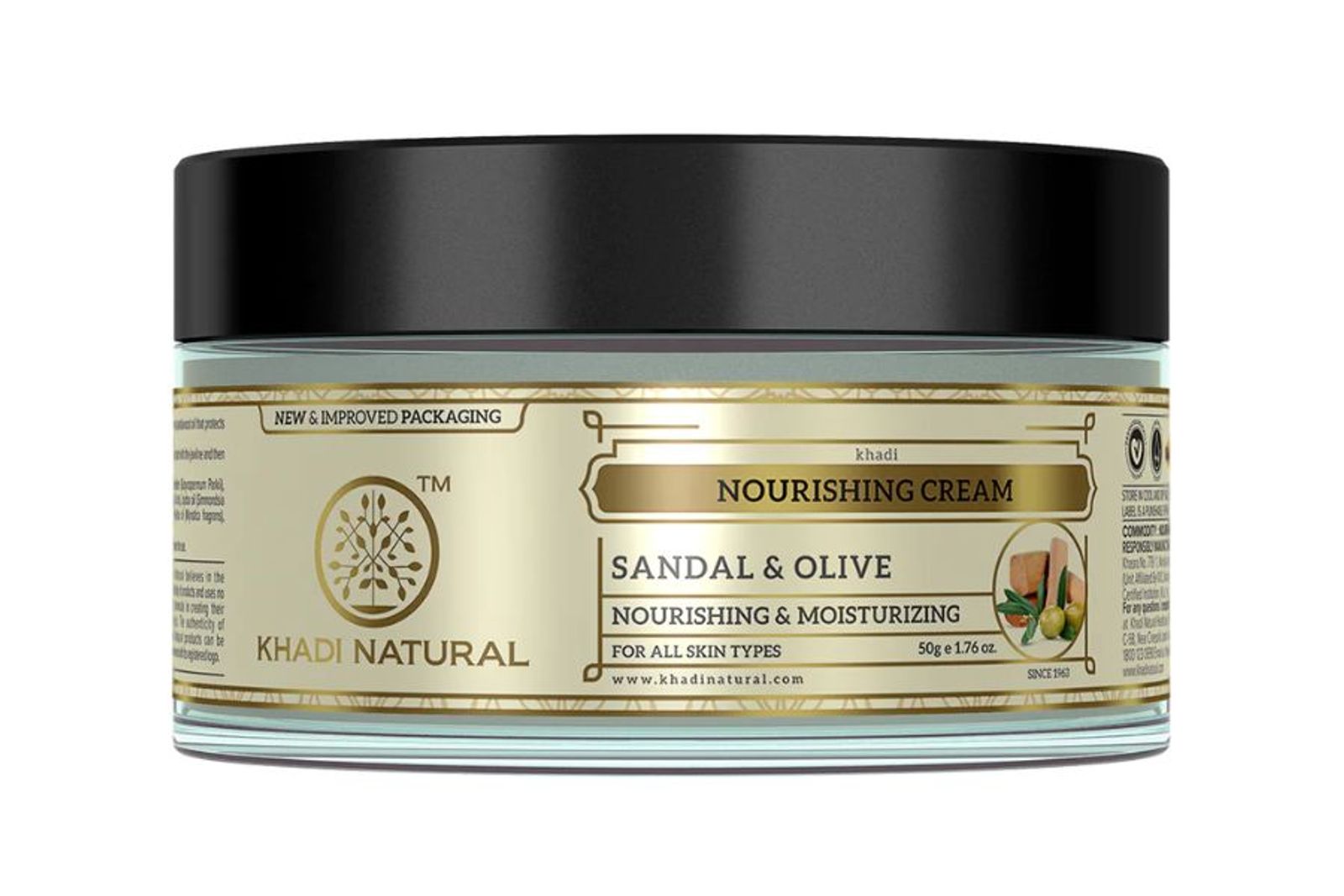 Khadi Natural Sandal & Olive Face Nourishing Cream With Sheabutter