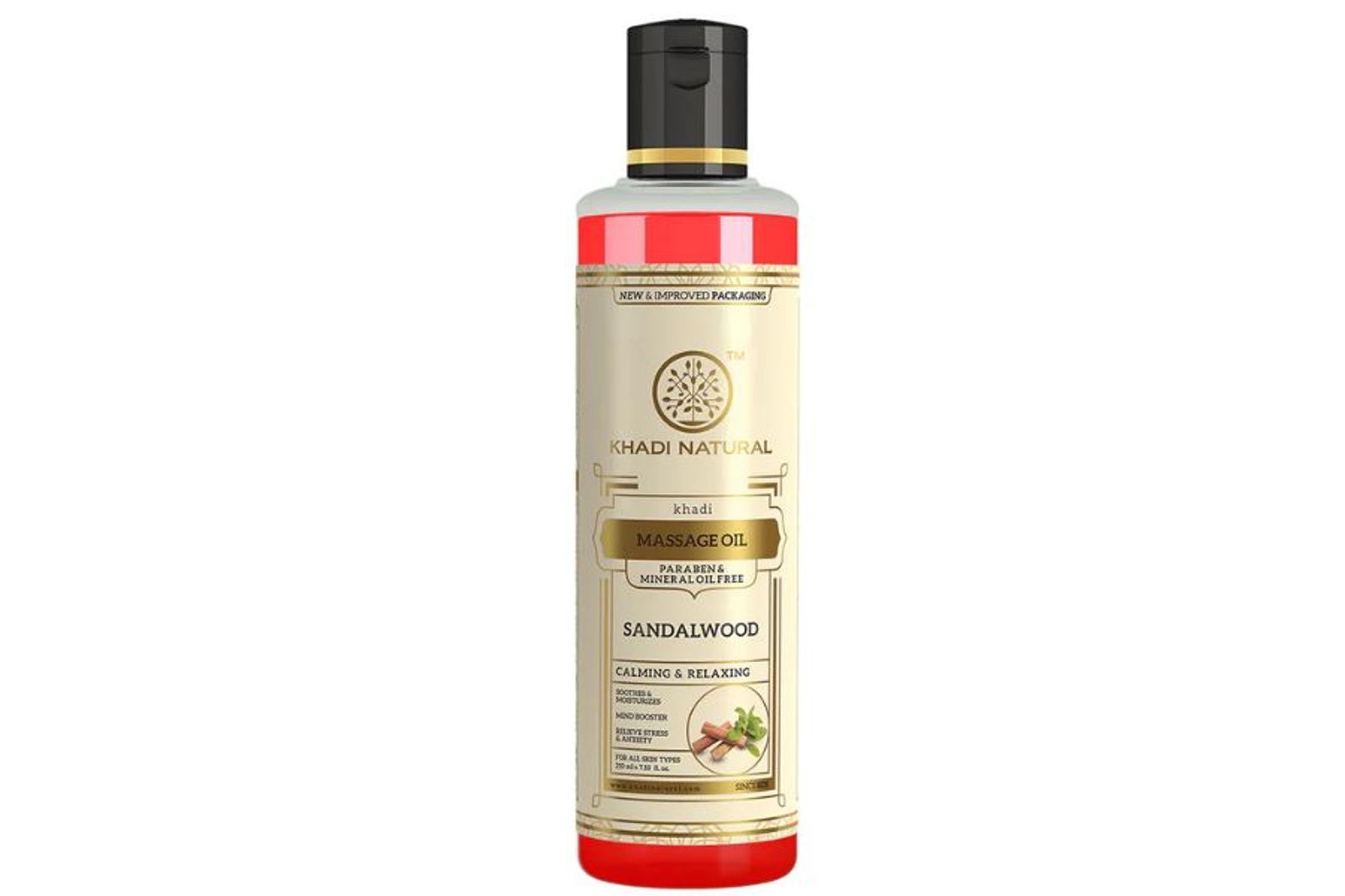 Khadi Natural Sandalwood Massage Oil- Without Mineral Oil