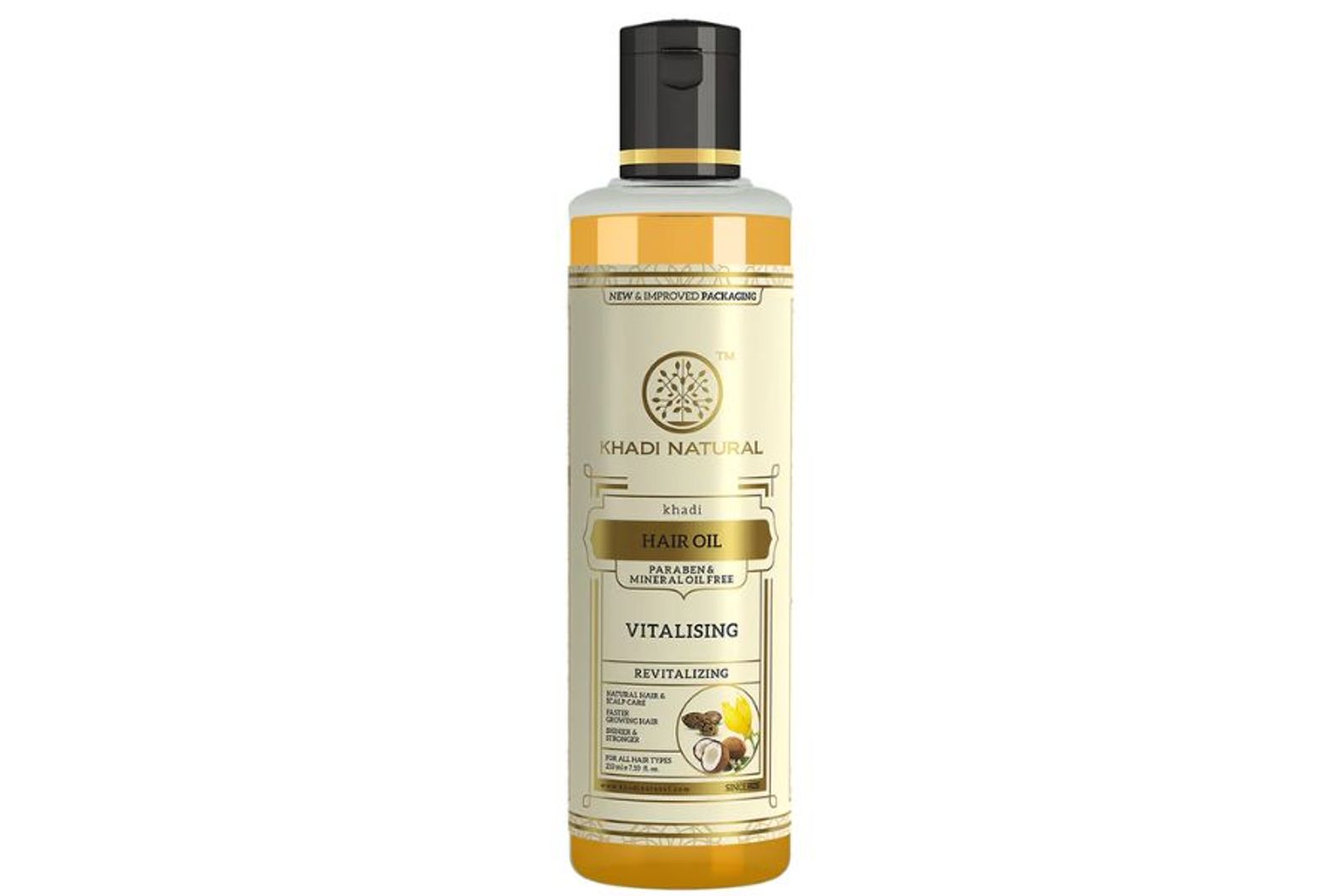 Khadi Natural Vitalising Hair Oil Paraben Mineral Oil Free