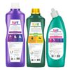 1 Litre Floor Cleaner Violet Meadows + 500 ml Bathroom Cleaner Zesty Lemon + 500 ml Toilet Cleaner Pure Blossom