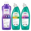 1 Litre Floor Cleaner Violet Meadows + 500 ml Toilet Cleaner Green Lemon + 500 ml Toilet Cleaner Pure Blossom