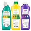 1 Litre Toilet Cleaner Green Lemon + 1 Litre Floor Cleaner Fresh Lemon + 1 Litre Floor Cleaner Violet Meadows