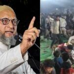 ओवैसी की रैली में भारी हंगामा