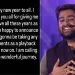 सिंगर अरिजीत सिंह ने 27 जनवरी को ऐलान किया
