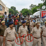 वाराणसी में रिश्वतखोरी के आरोप में गिरफ्तार पुलिसकर्मियों की फाइल फोटो और एंटी करप्शन टीम की कार्रवाई।