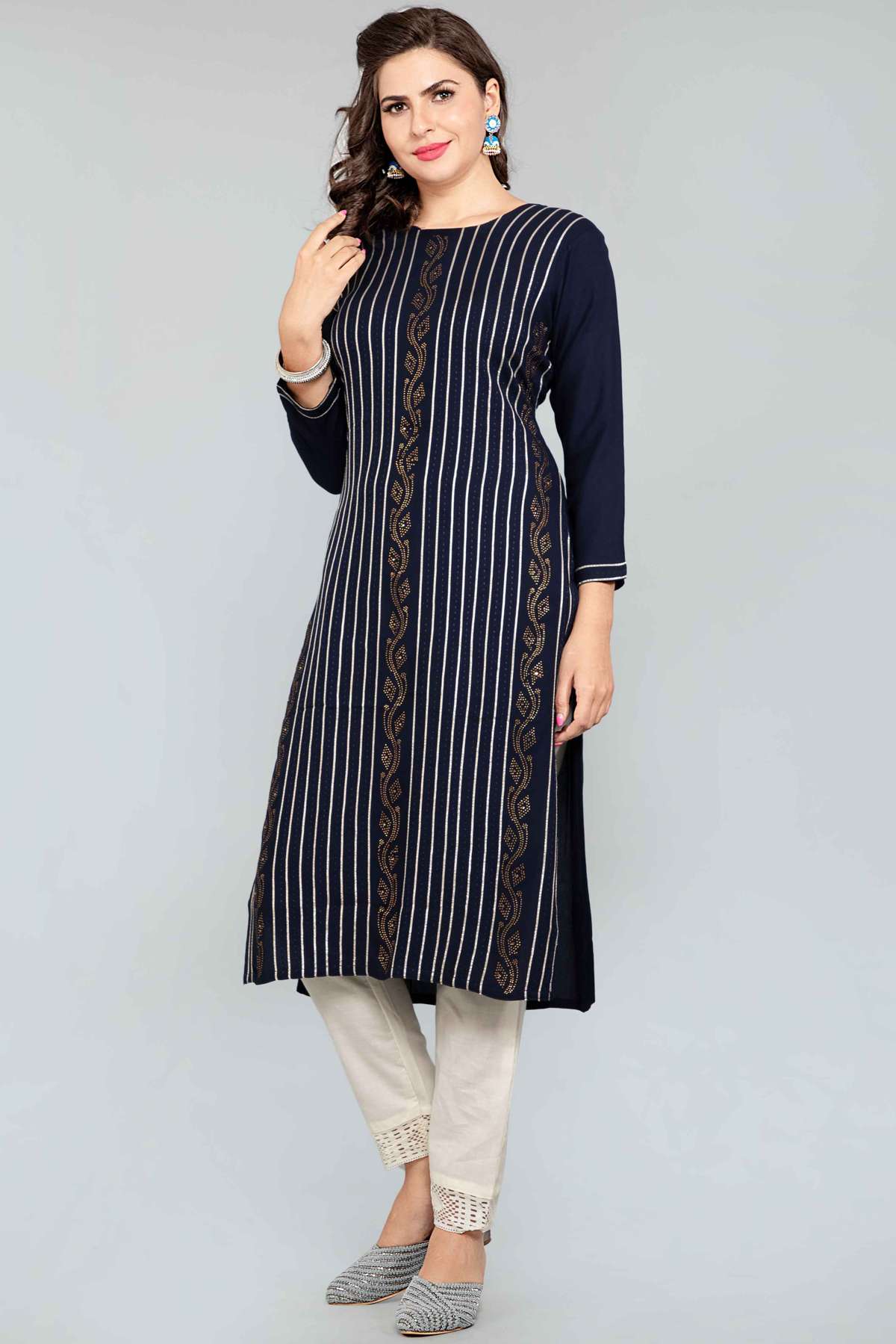 Simple kurti for Office, Home & casual Wear – Shober kurti, cotton Silk  Fabric – musterd colour » Vpnam