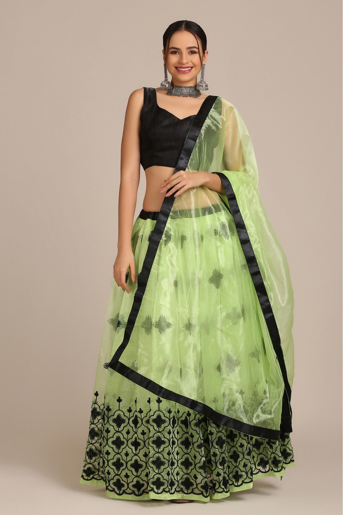 Emerald Green Lehenga | Sequins Embroidered | Lashkaraa | Green lehenga,  Green sequins, Green sequin skirt