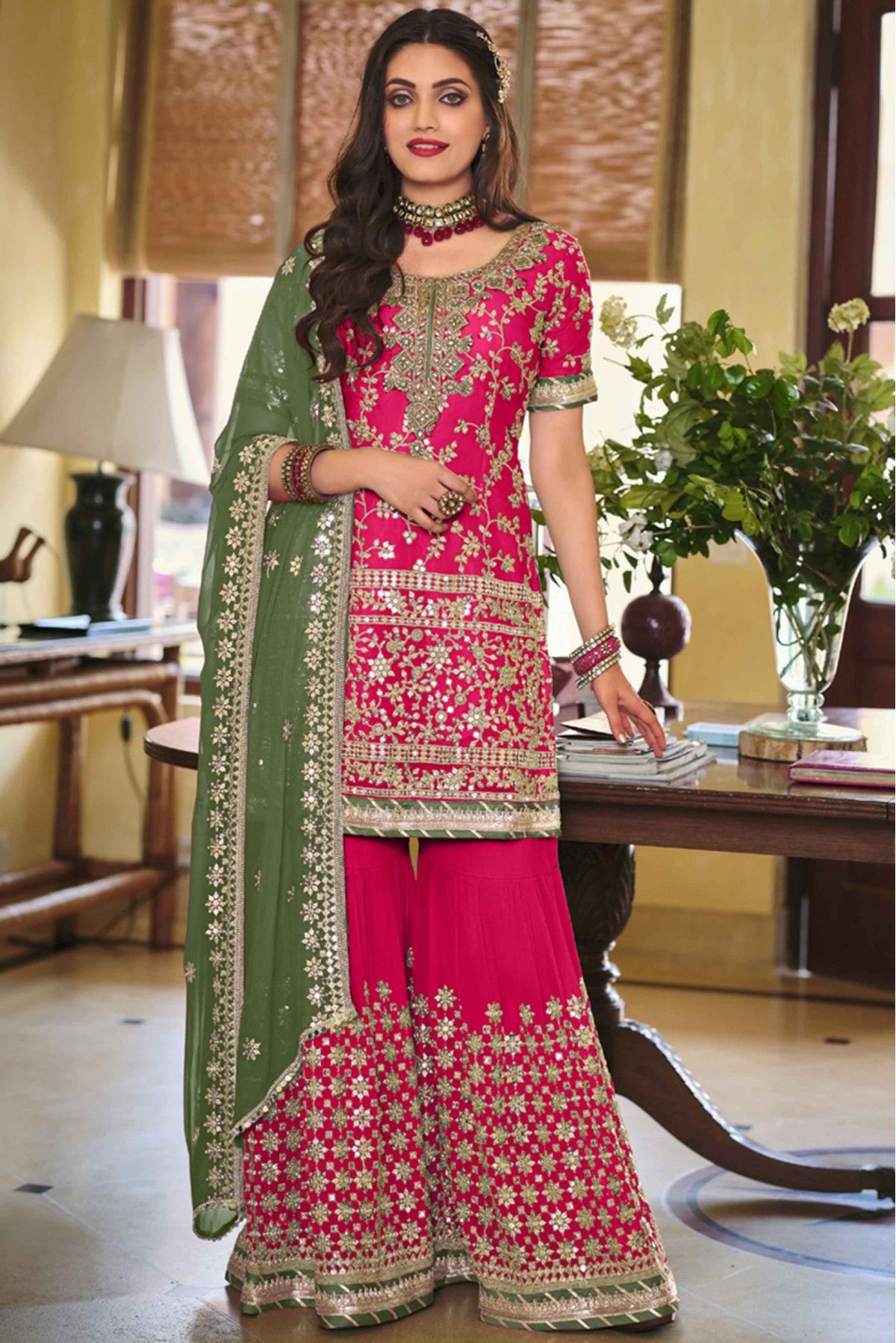 15 Stunning Designs of Pink Salwar Suits For Attractive Look