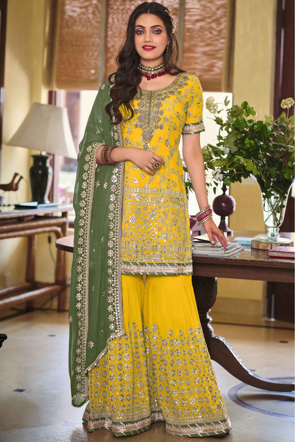 Designer Sharara Suit