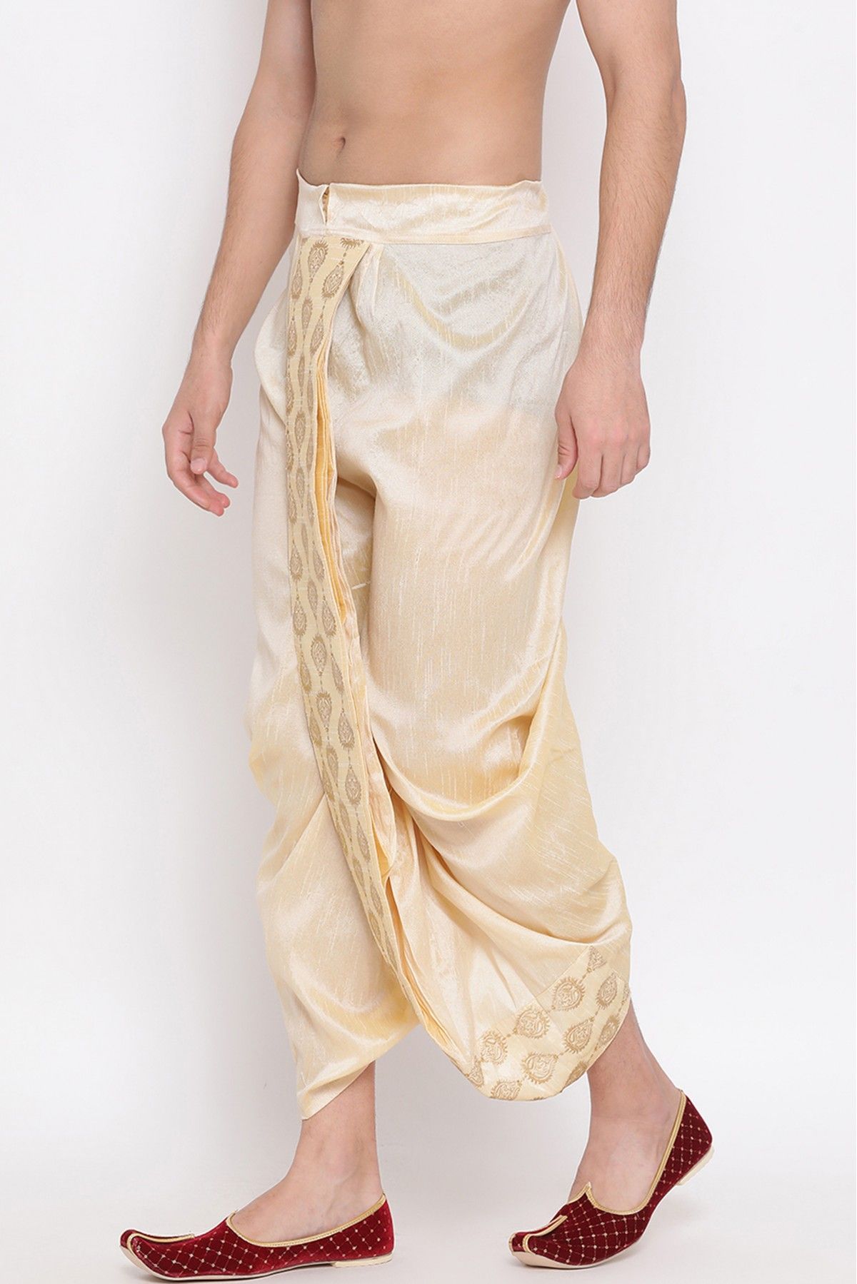 Orange love punjabi dhoti