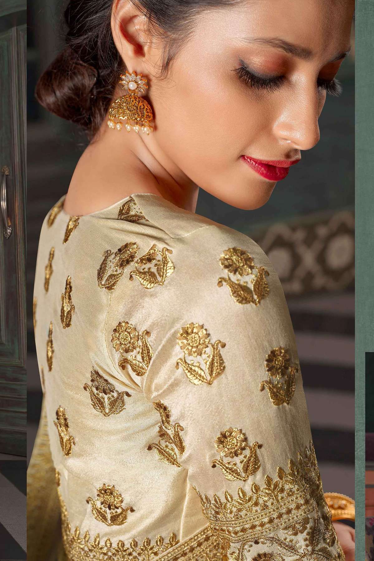 Satin Silk & Digital Print Saree