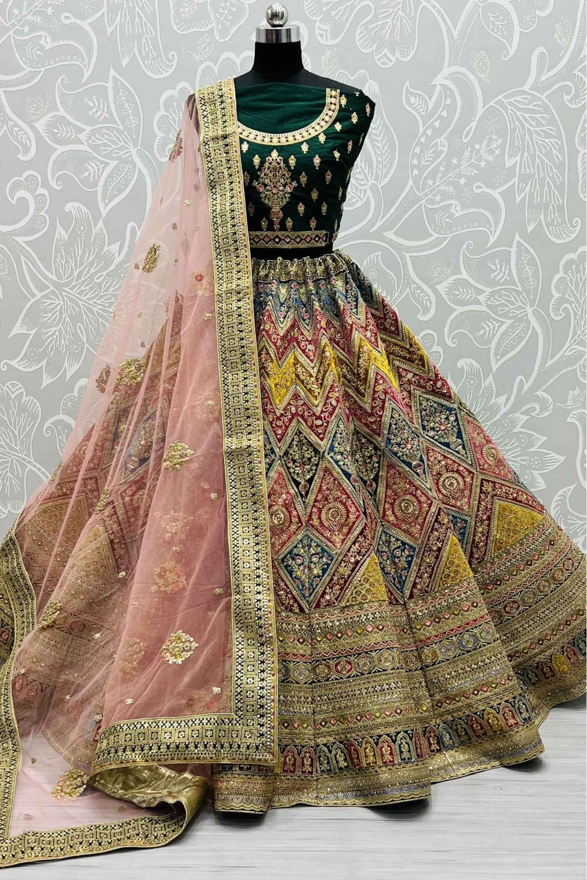 Satin Silk Lehenga Choli In Pink Colour - LD3233279