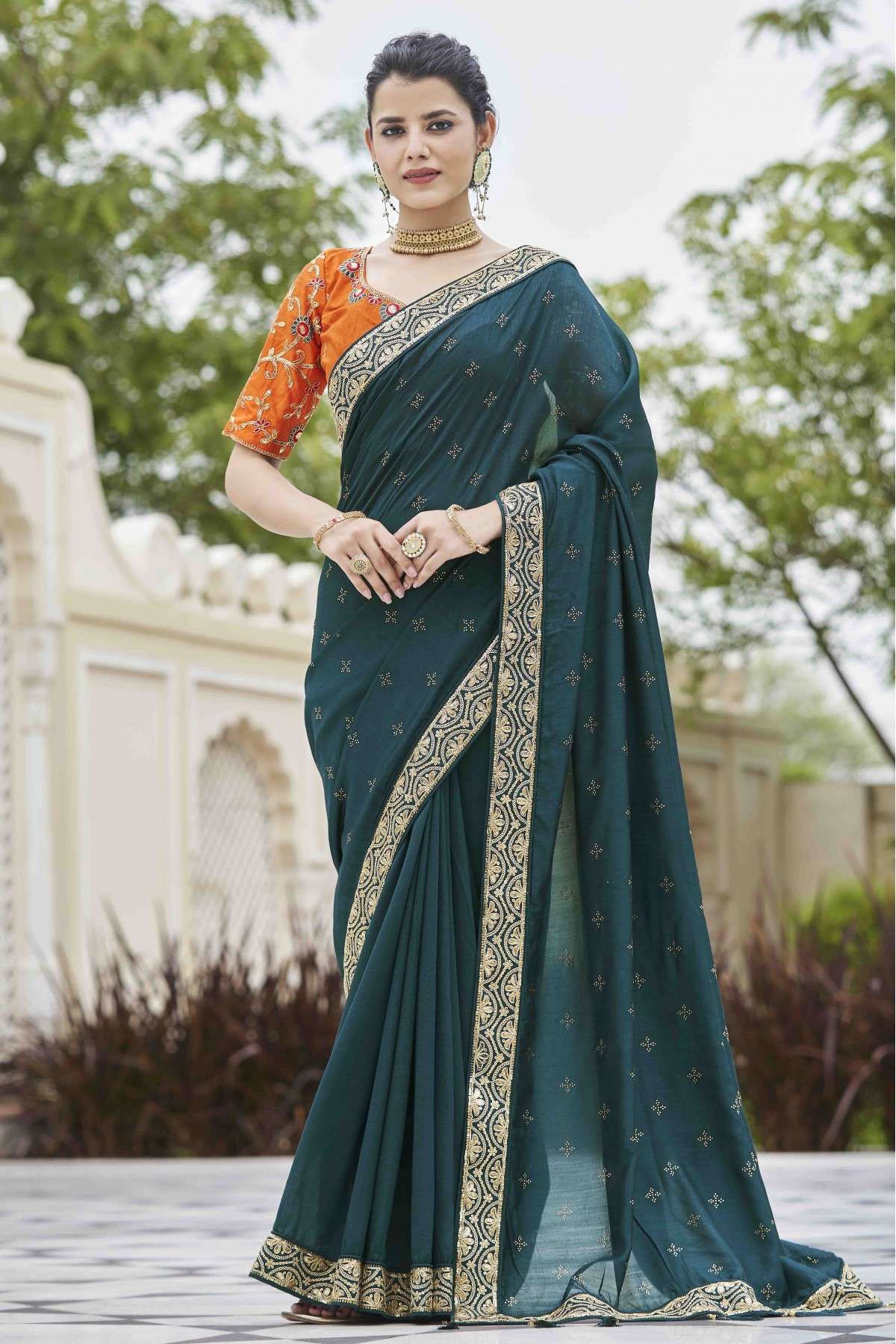 Radiant Rama Green Cotton Handloom Saree