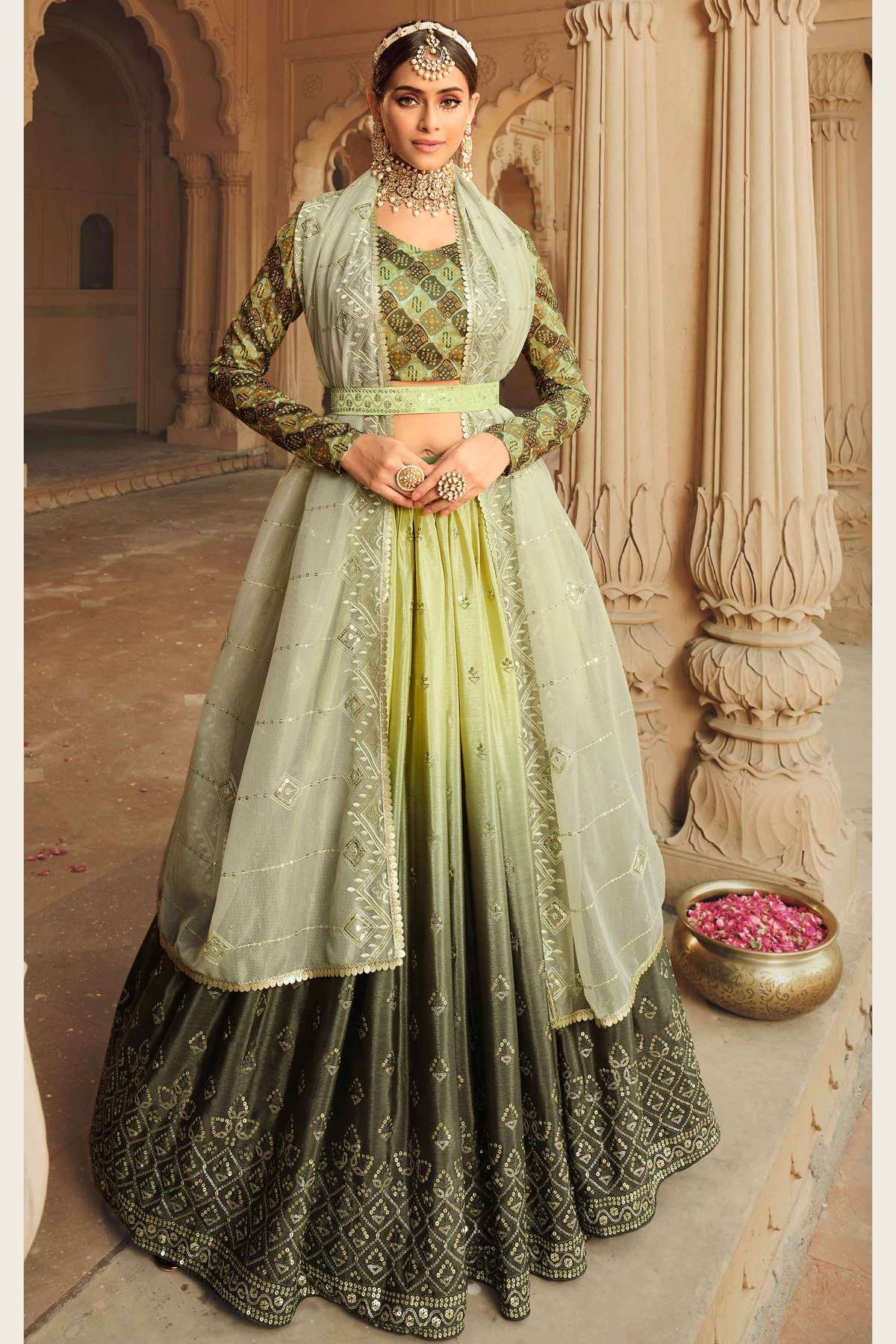 Pin by ninecolours.com on Lehengas | Lehenga, Party wear lehenga, Lehenga  choli