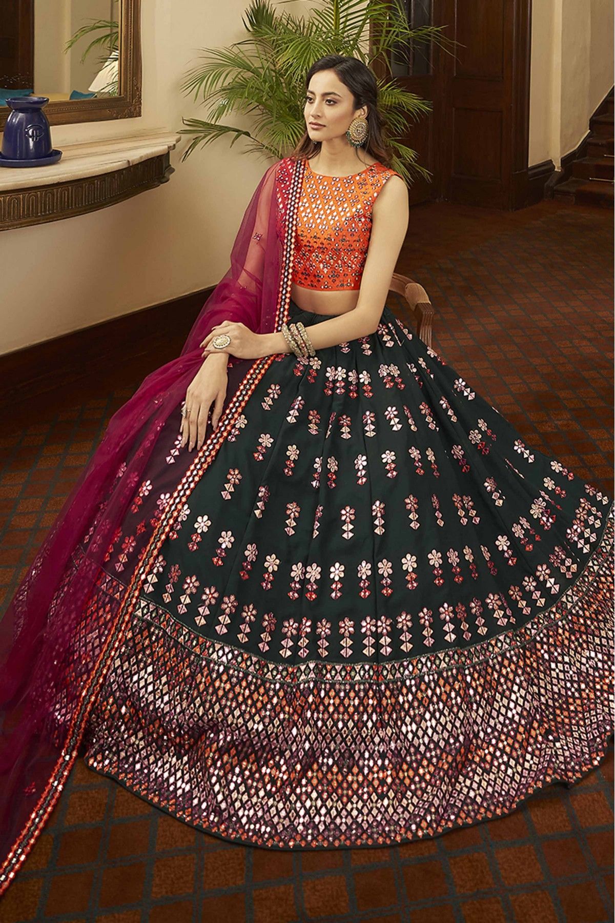 Blue Gotapatti Lehenga Choli – 101 Hues