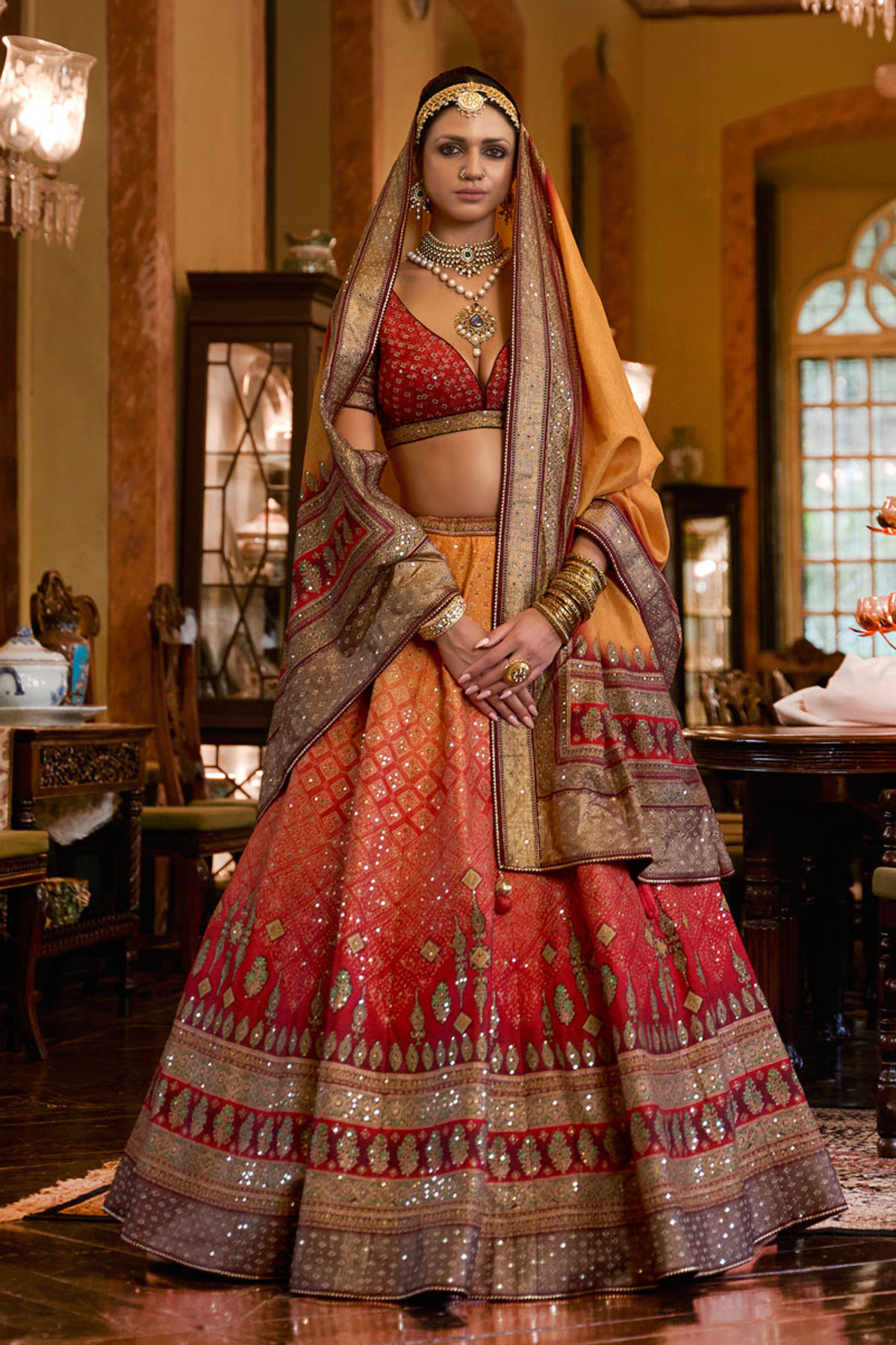 Rajwadi Silk Mustard Lehenga Choli In Mustard Colour LD01352260 A