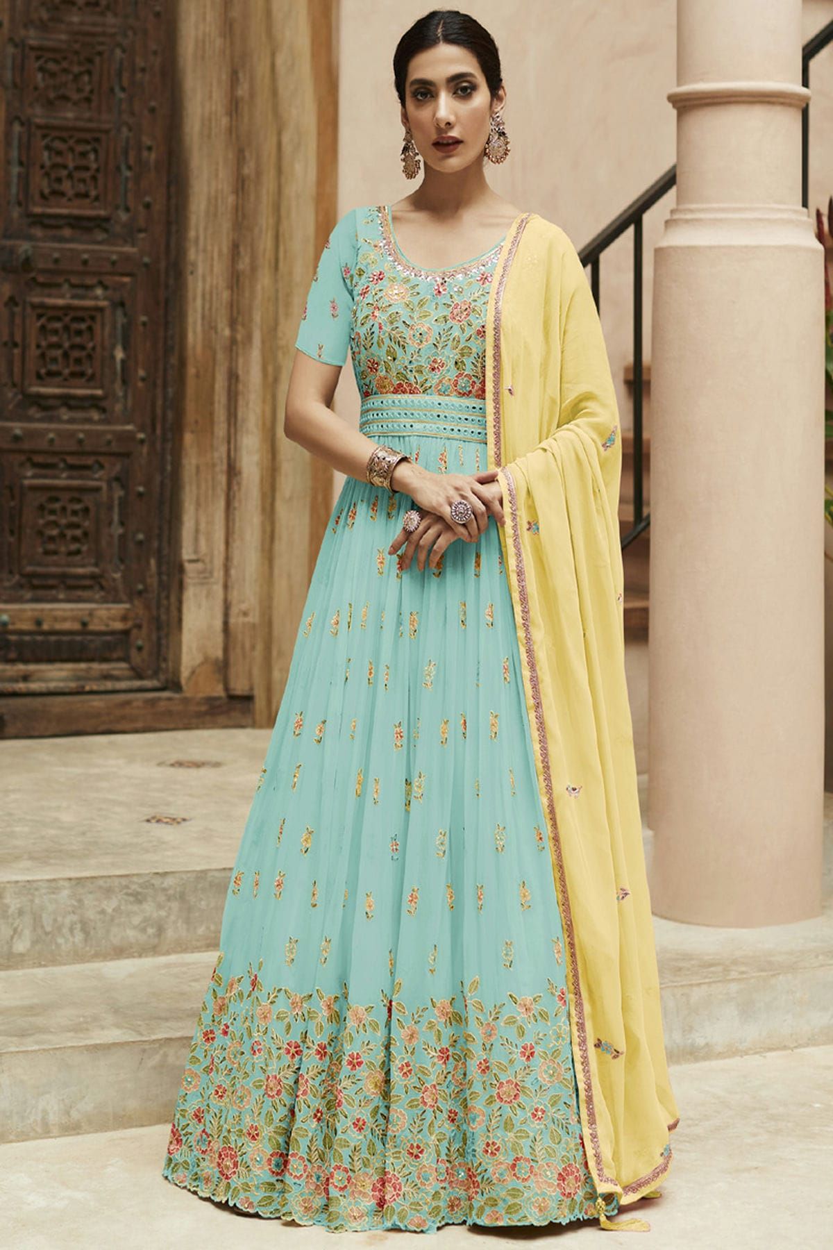 Stitched clearance churidar dress