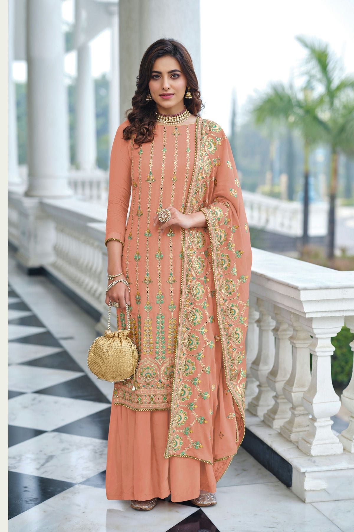 Find Ethnic Motif Embroidered Georgette Semi Stitched Suits by PRUTHVI  ENTERPRISES near me | Ahmednagar, Ahmed Nagar, Maharashtra | Anar B2B  Business App