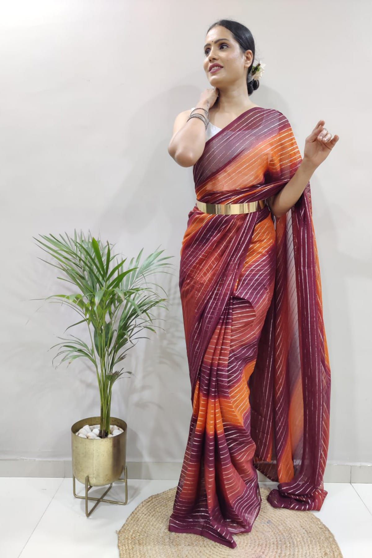 Digital Print Pure Satin Silk Green Saree Online Shopping India USA UK –  Sunasa