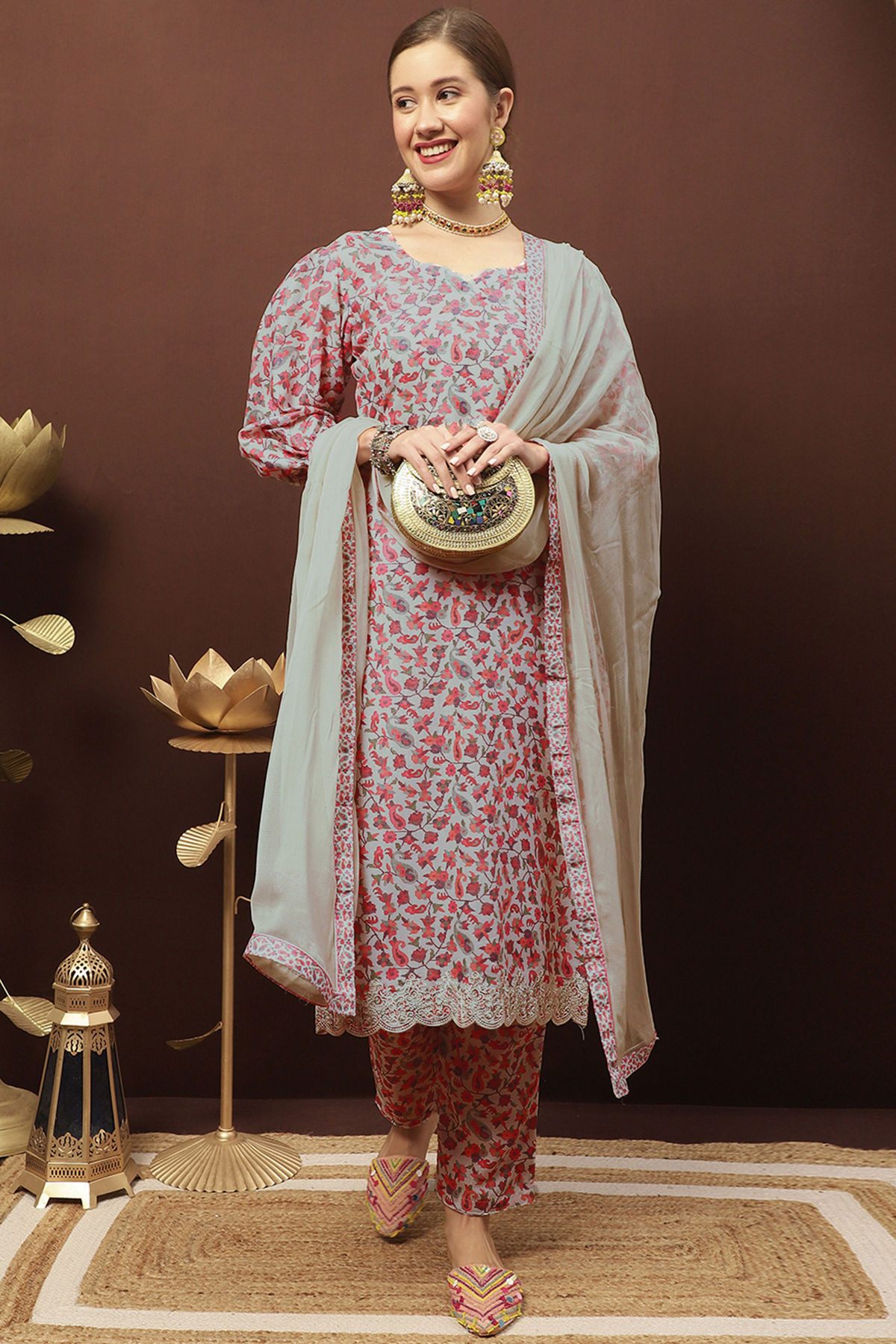 Kashmiri Salwar Suit Online Shopping | Punjaban Designer Boutique