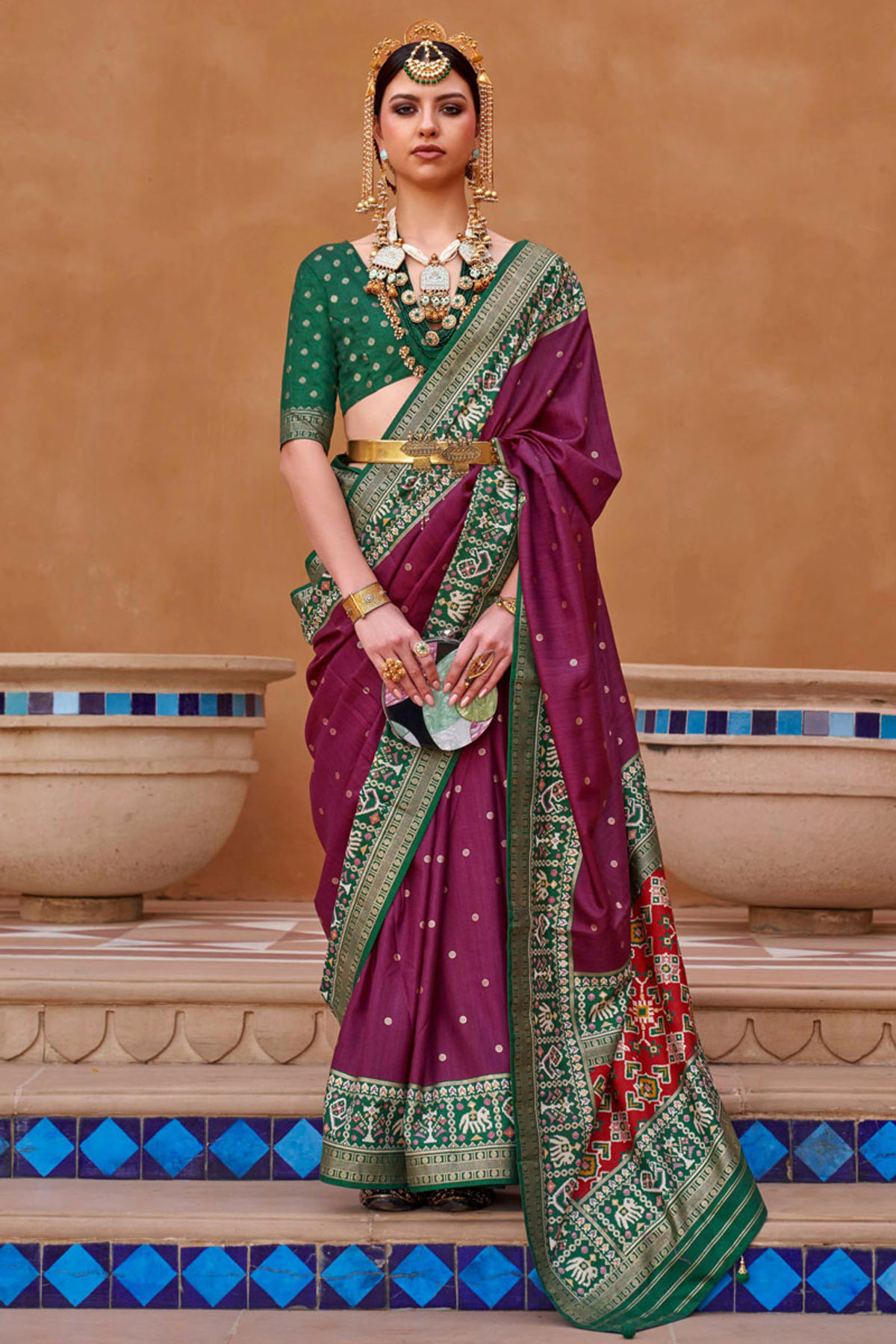 Women Patola Silk Saree