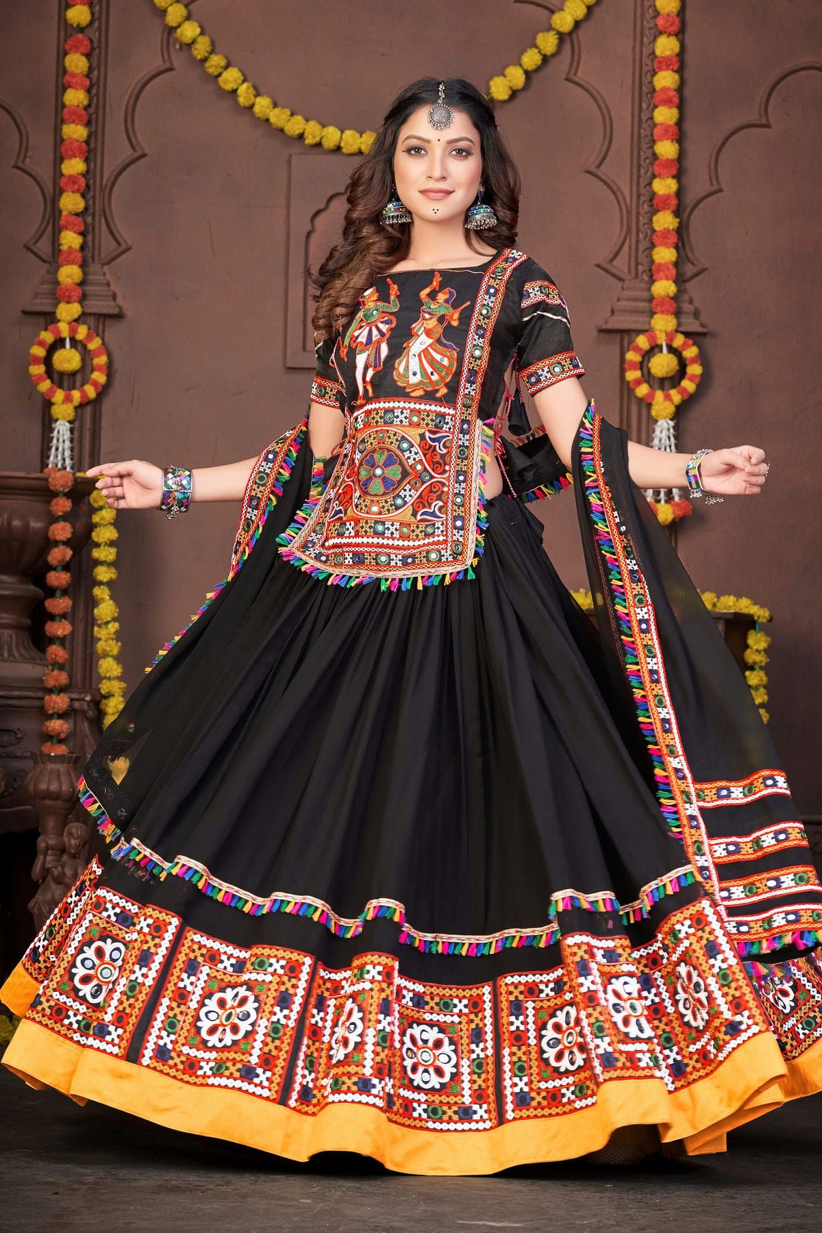 Bangalore Silk Embroidery Lehenga Choli LD05647847