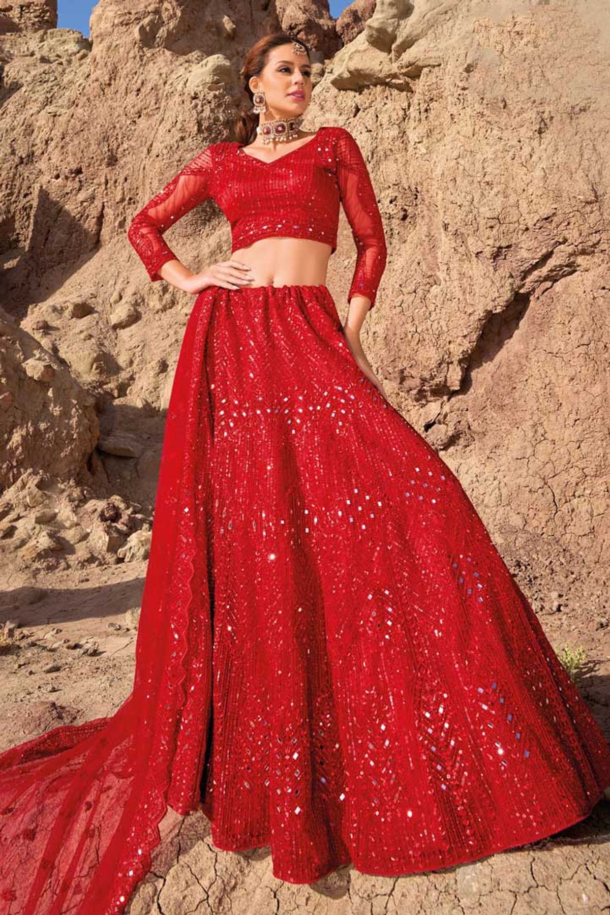 Magnificent Designer Heavy Embroidery Lehenga Choli With Dupatta –  ekmazon.com