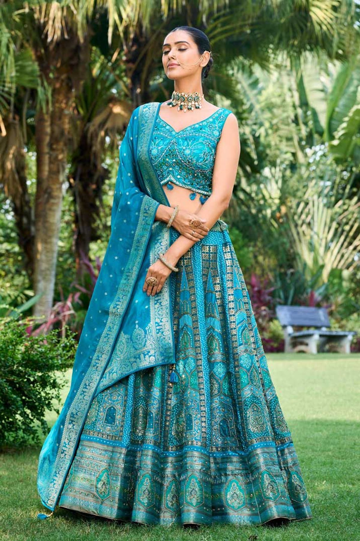 Buy Silk Lehenga Choli Online | Latest Designs & Trendy Look