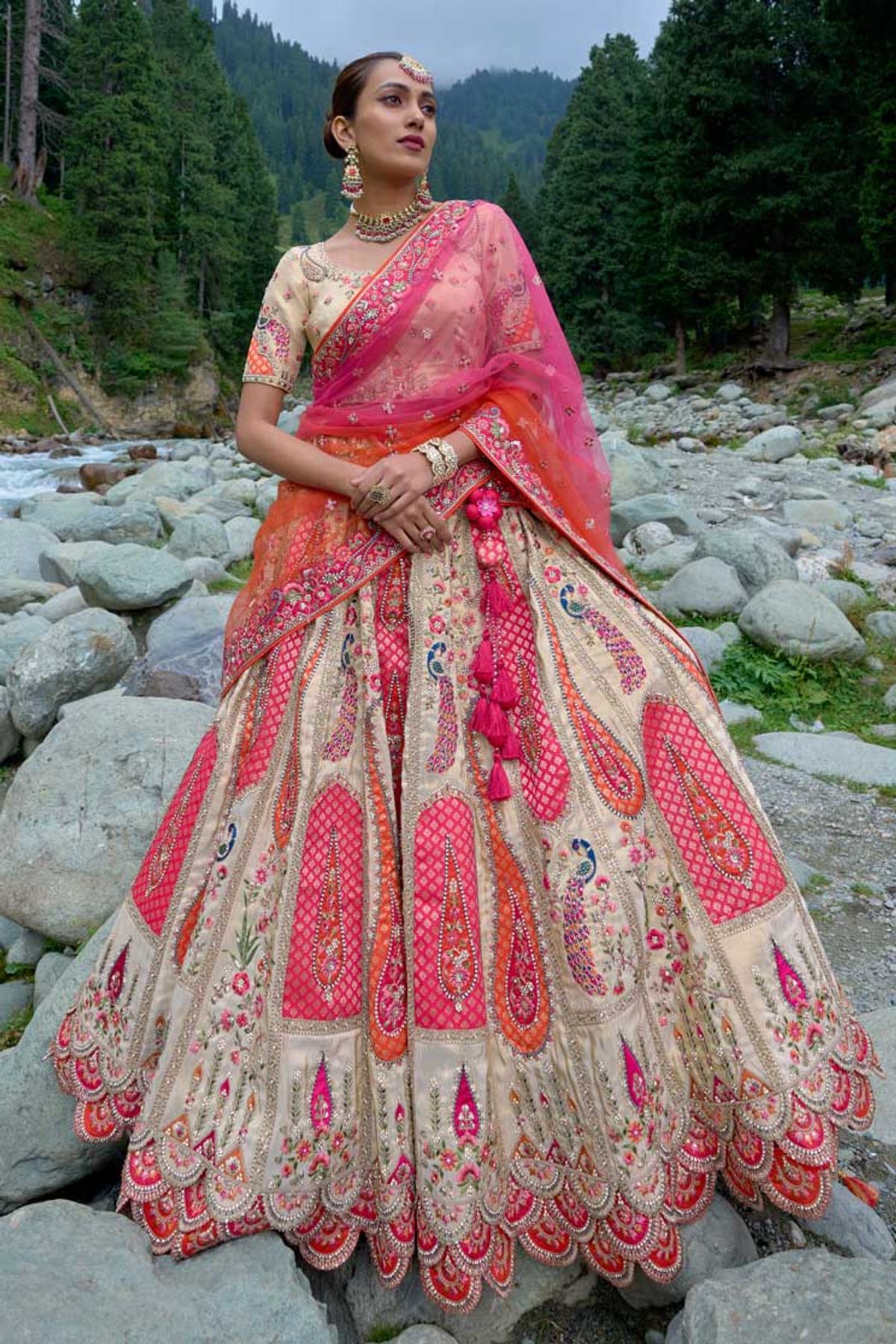 Georgette Embroidery Lehenga Choli LD054111134