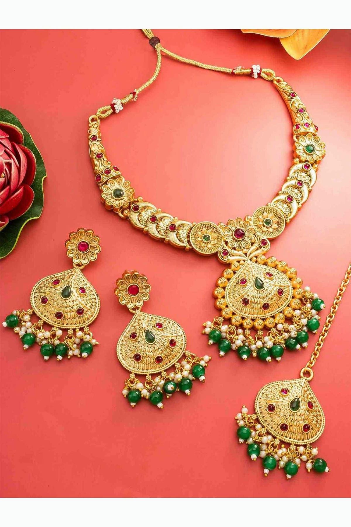 Kundan set designs sales with price