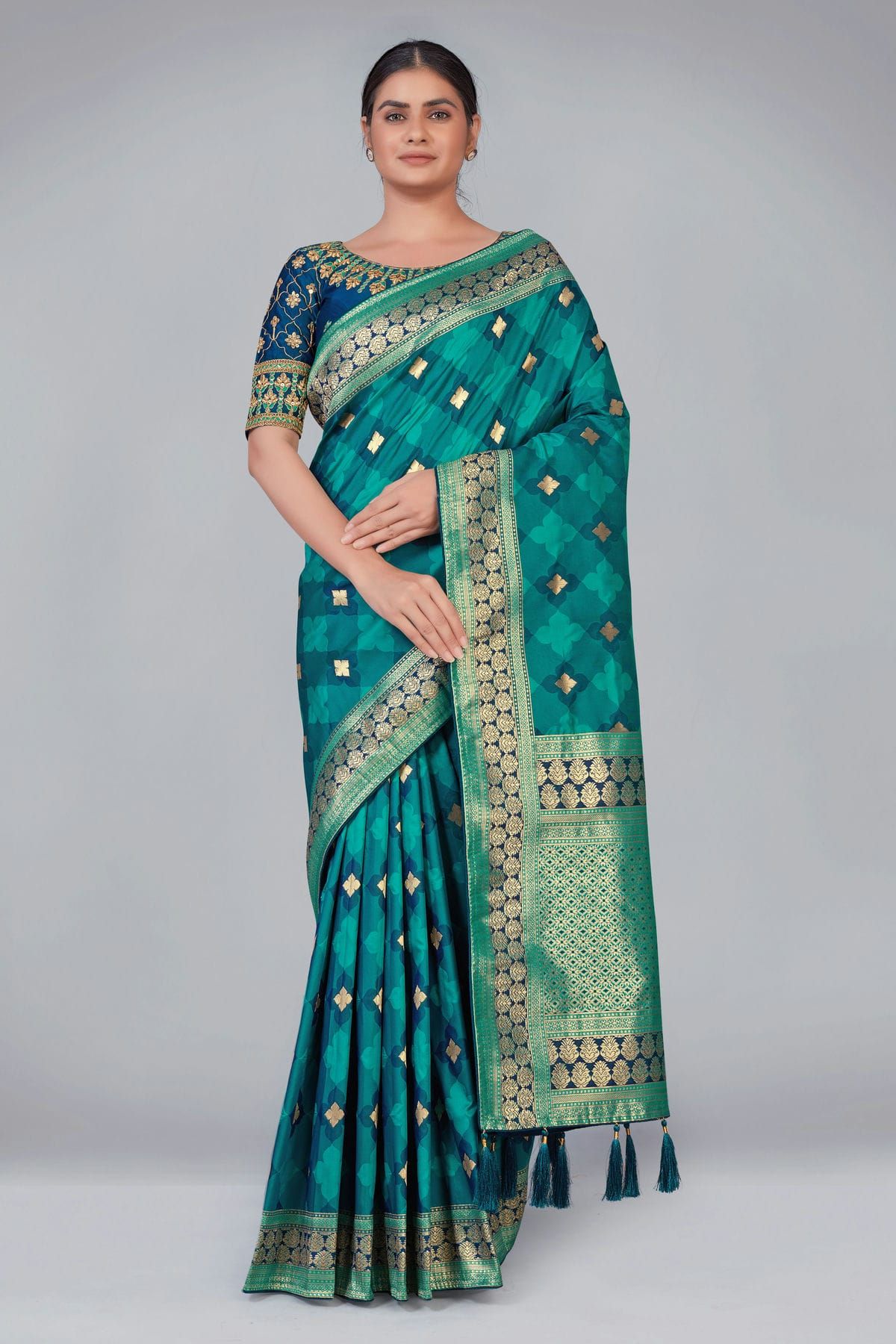 Buy Rani Dola Silk Wedding Wear Heavy Zari Work Saree Online From Wholesale  Salwar.