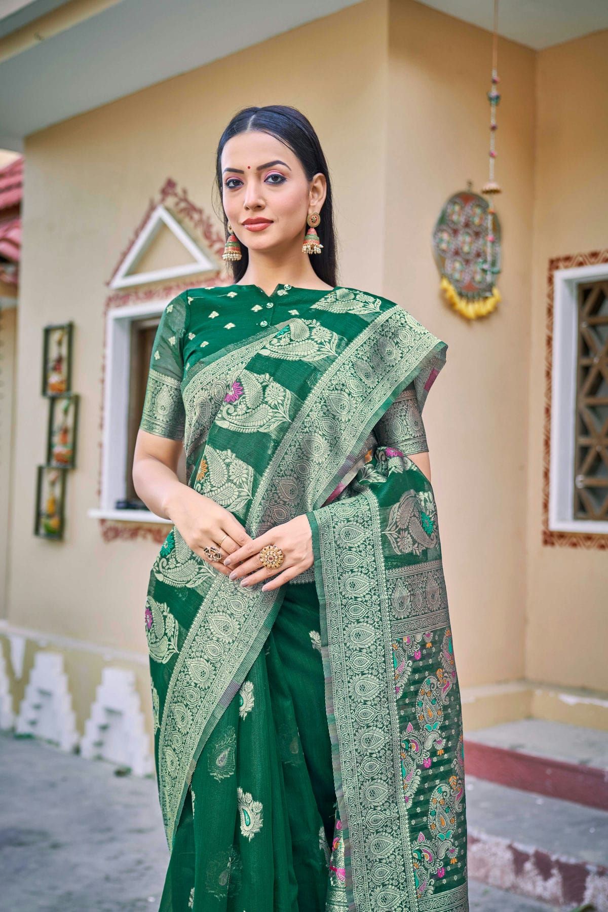 Party Wear Saree Online Shopping - Sarees Cotton Silk - SareesWala.com