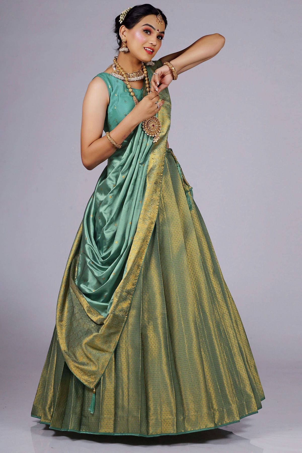 Saree Gown | Ready To Wear Saree | Draped Saree |Saree Dress