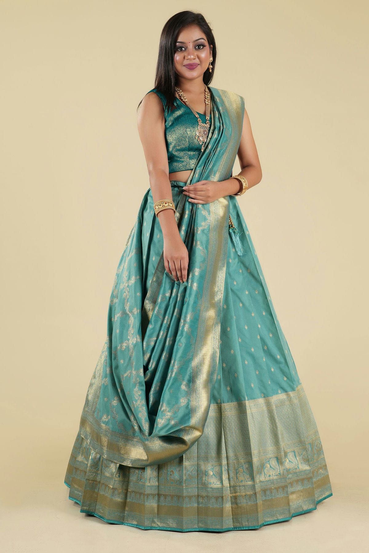 Pre Stitched Sarees: Shop Pre Stitched Sari Online at Utsav Fashion