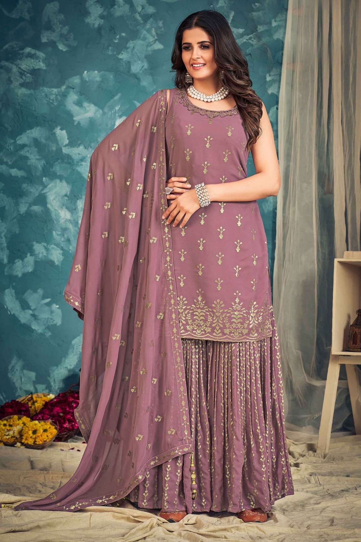 Lilac Purple Festive Special Heavy Designer Work Salwar Kameez - Indian  Heavy Anarkali Lehenga Gowns Sharara Sarees Pakistani Dresses in  USA/UK/Canada/UAE - IndiaBoulevard