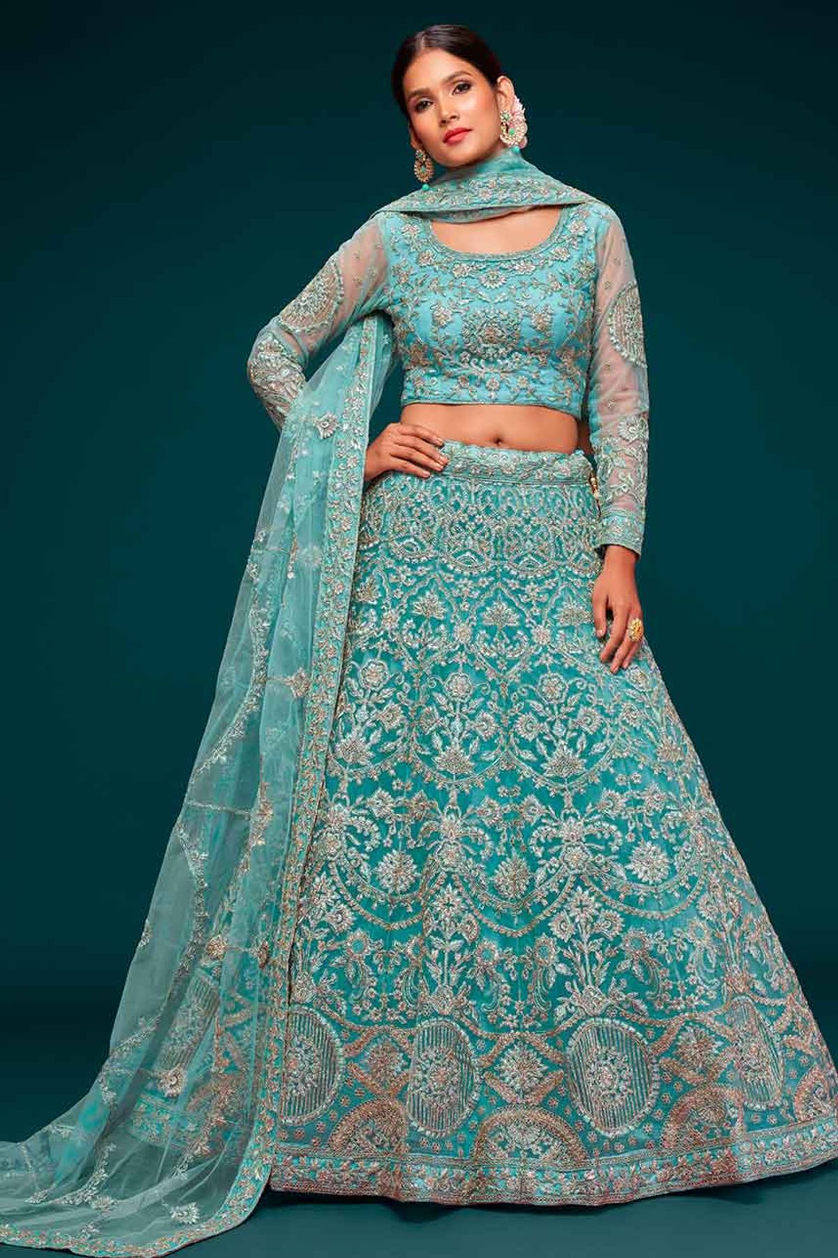 Rayon Embroidery Lehenga Choli LD05647849