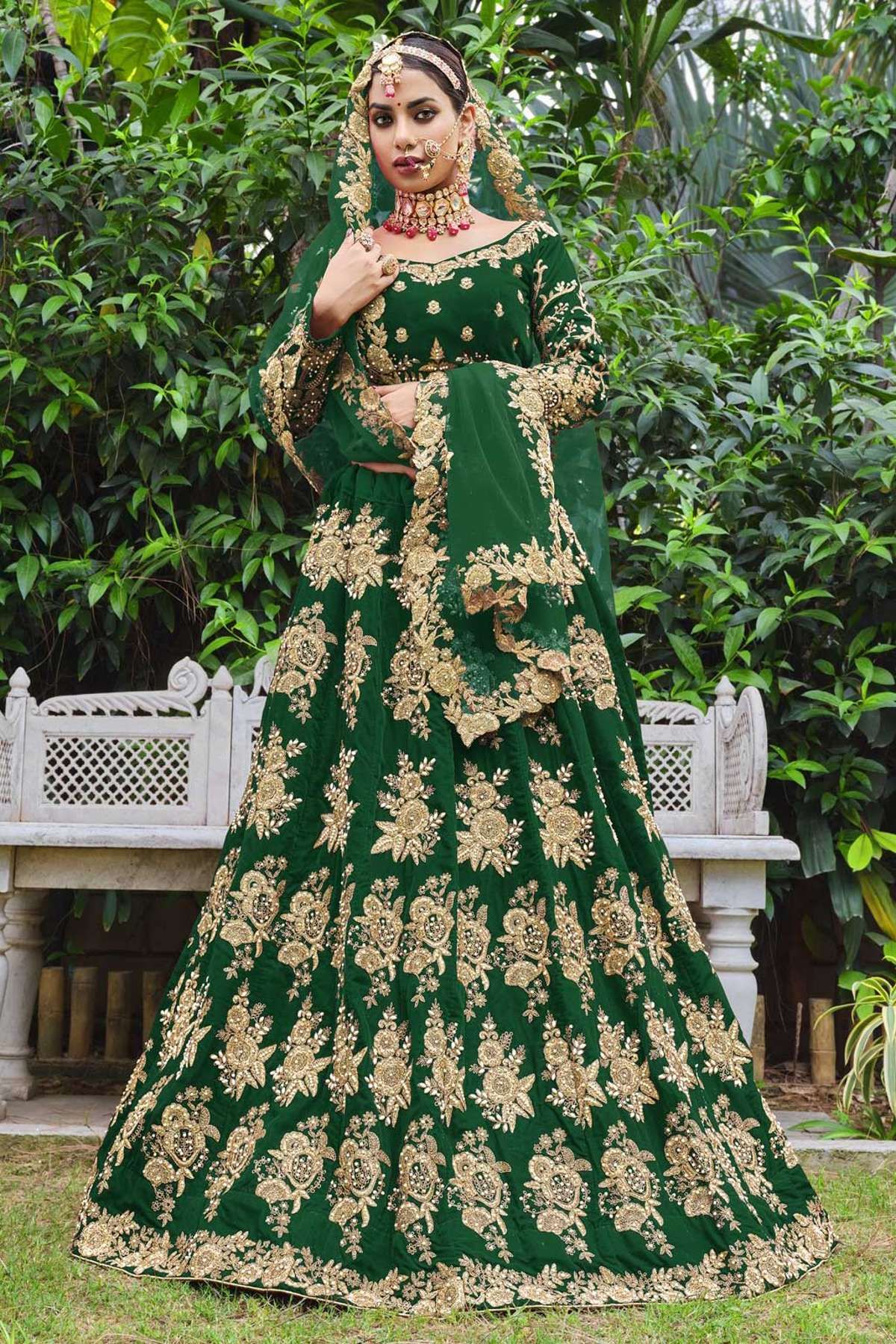 Buy Green Lehenga Choli Sets for Women by Raswa Online | Ajio.com