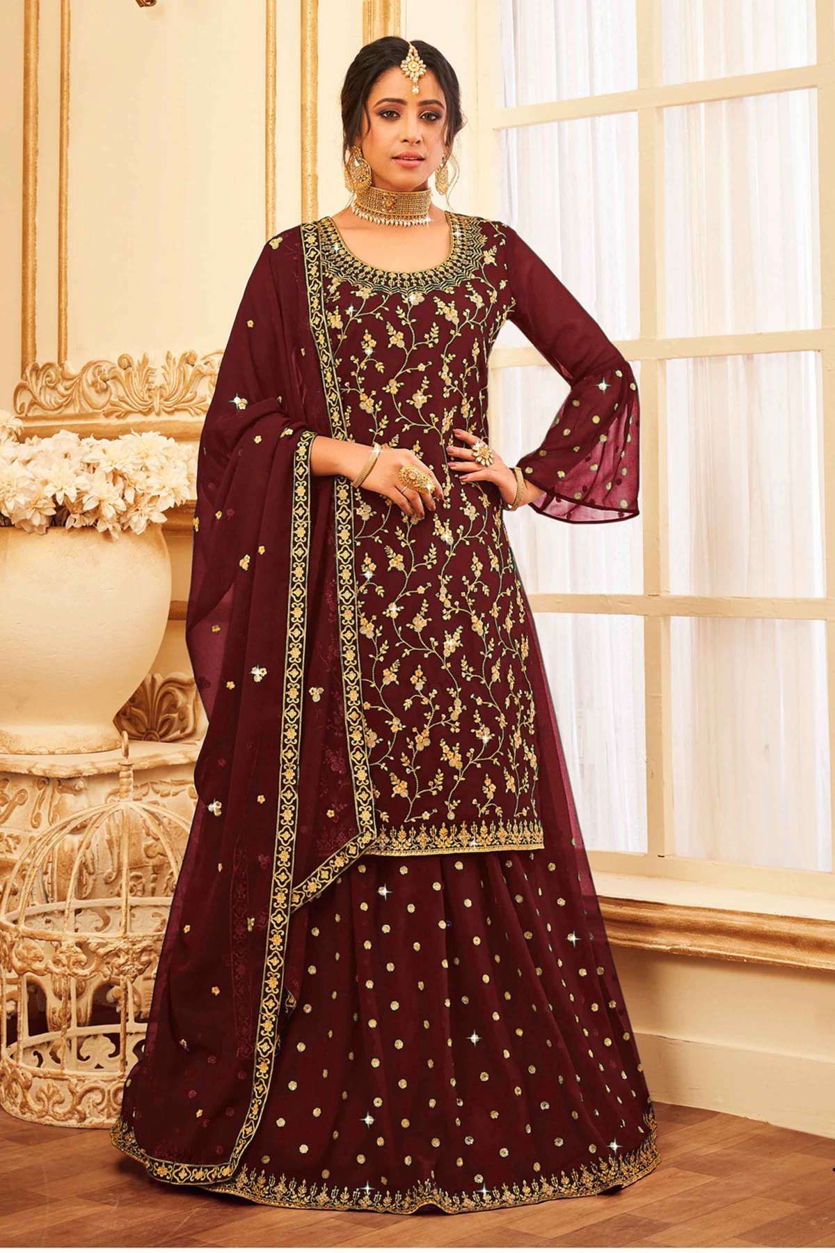 Bipolar Life Embroidered Designer Lehenga Suit at Rs 1299 in Surat