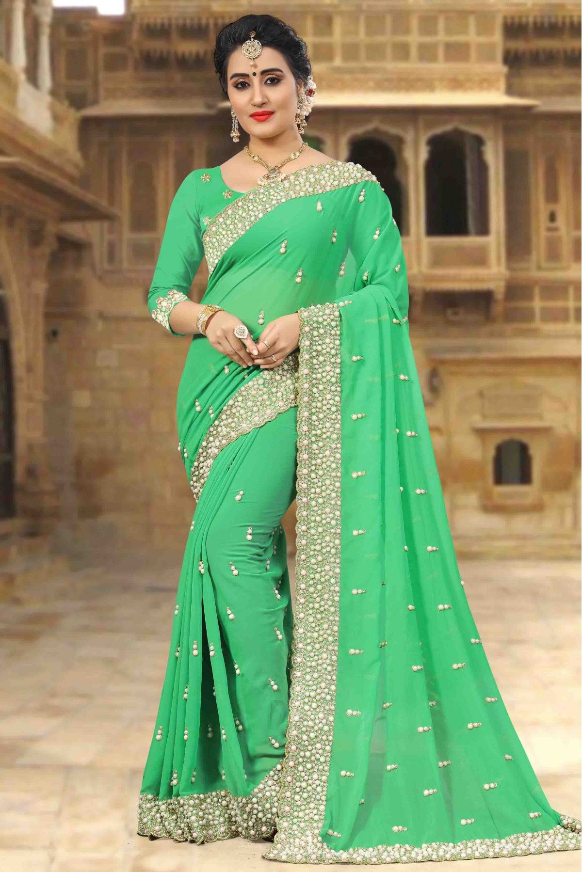 Silk Semi-Stitched Mehndi A Line Lehenga Choli, Size: Free Size, Lehenga, Blouse & Dupatta at Rs 5999/piece in Surat