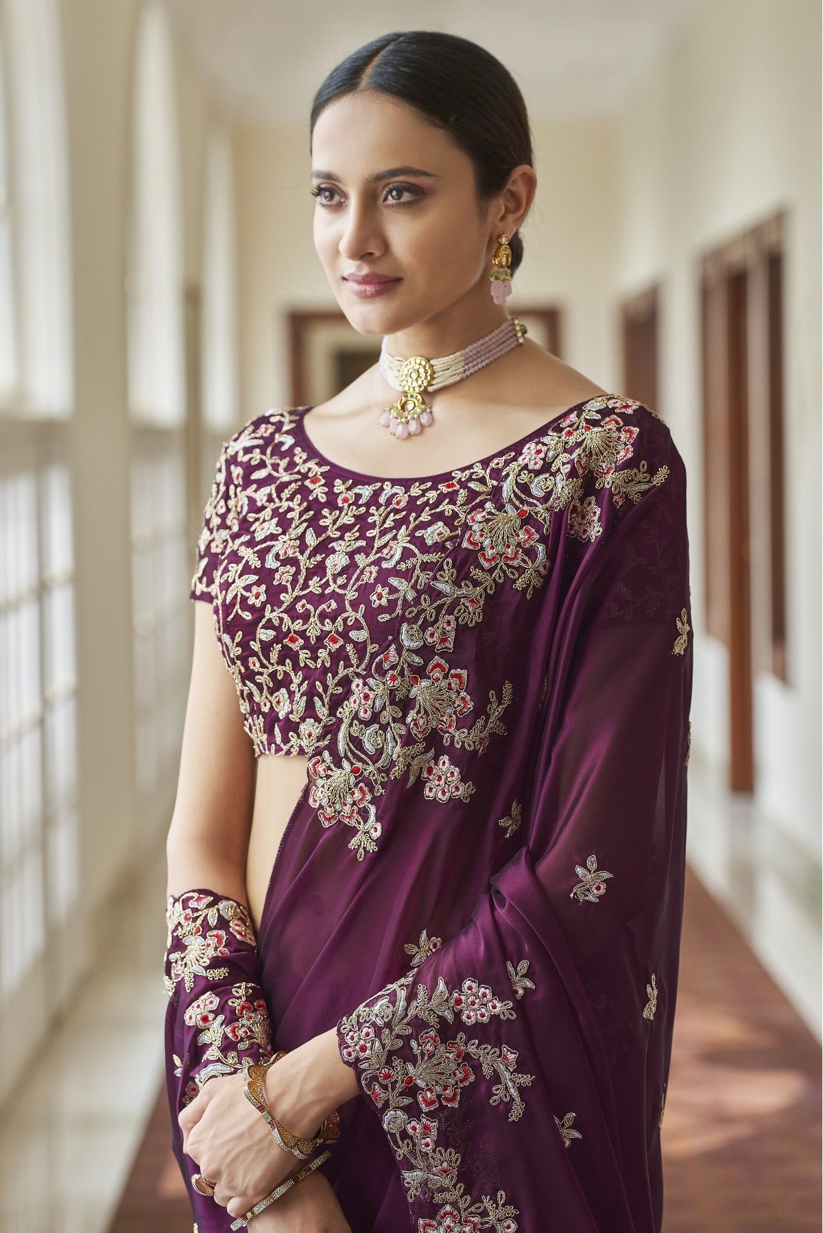 Purple Lehenga Set – Bel à Vous