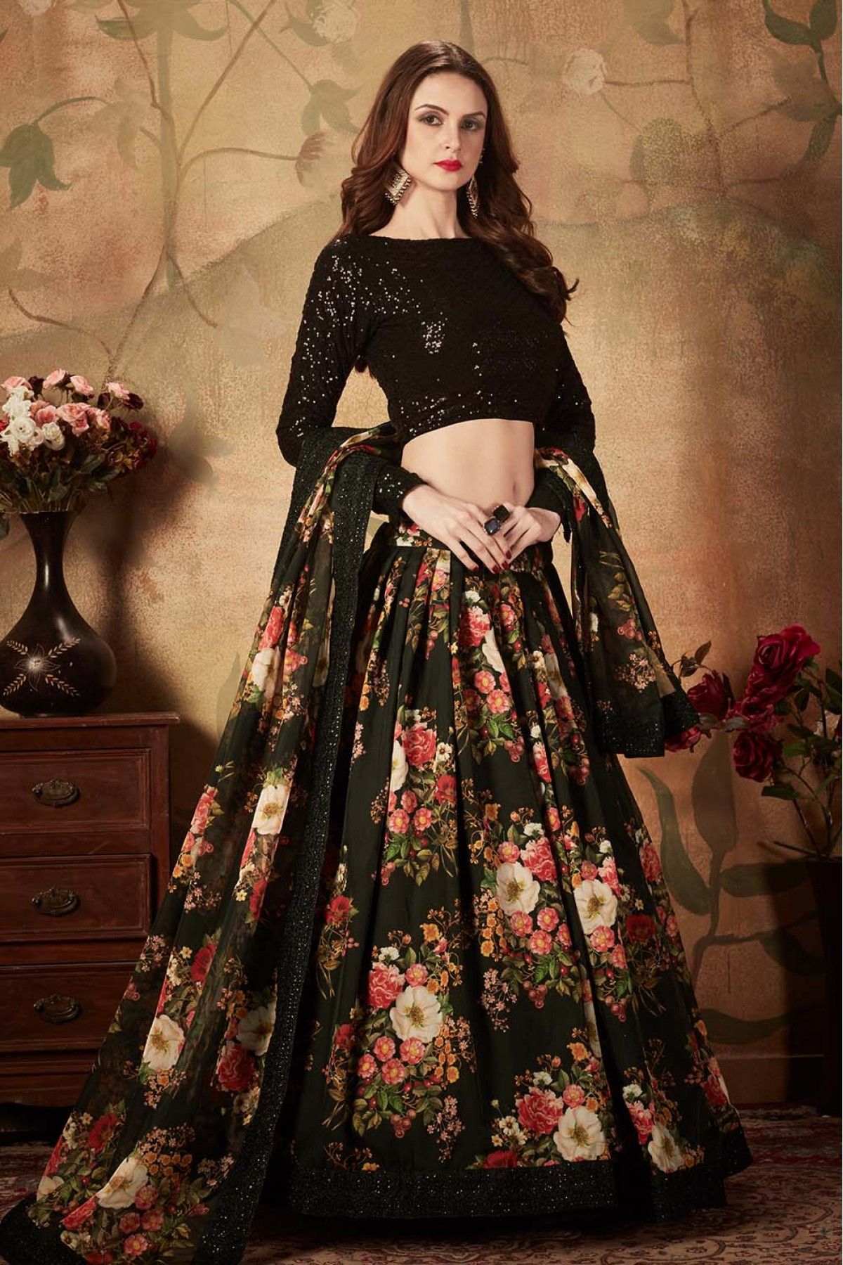 Fabzone Multicolor Crystal Trends Designer Lehenga, 2.5, 20 To 30 Girl at  Rs 2599 in Surat