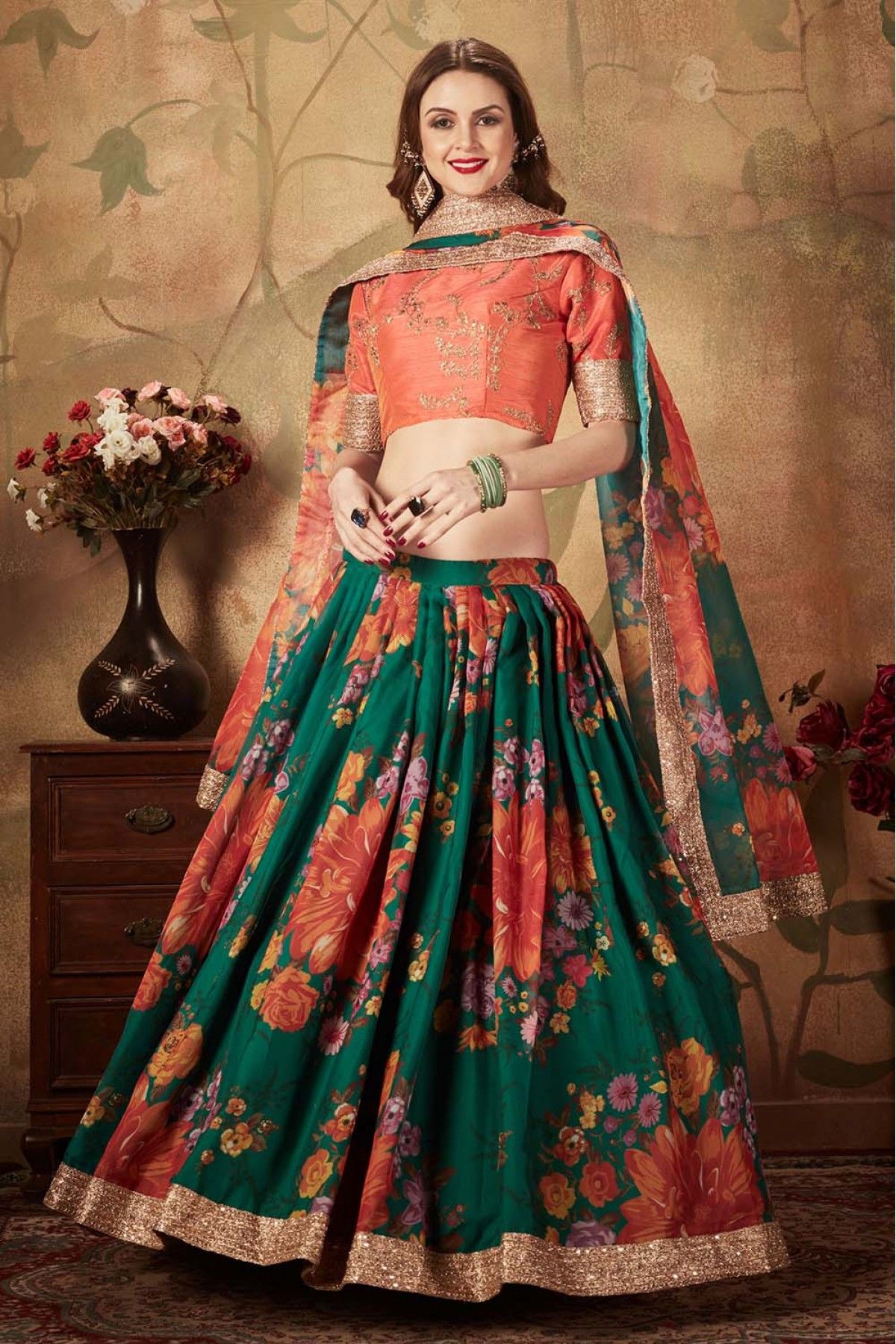 Check Out These Latest Green Lehenga Designs for Your Wedding!