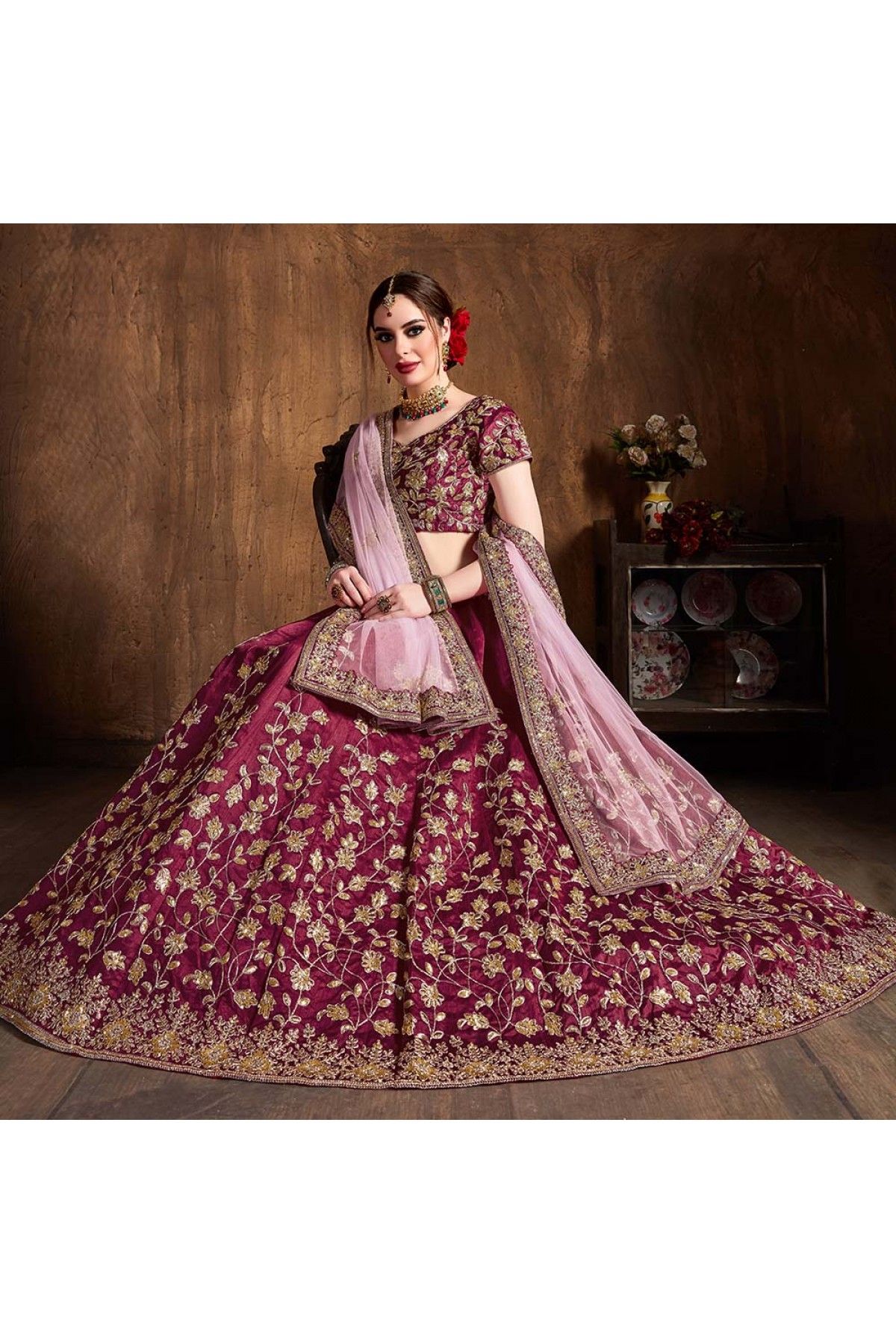 30+ Real Brides Who Looked GORGE in Wine Lehengas & We Cannot Stop Swooning  Over Them | Latest bridal lehenga, Indian bridal lehenga, Bridal lehenga  collection