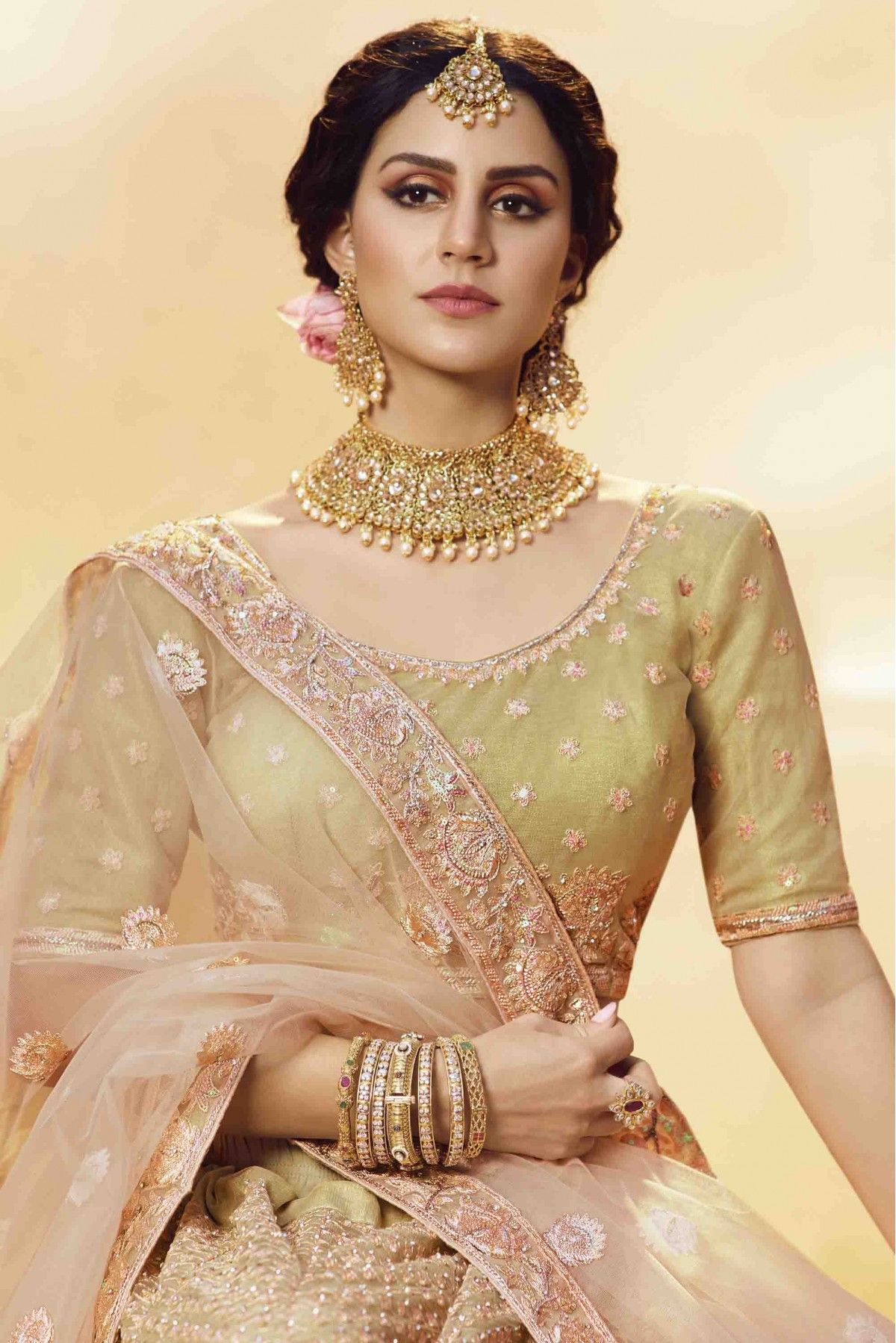 Pink And Gold Designer Work Lehenga Choli - Indian Heavy Anarkali Lehenga  Gowns Sharara Sarees Pakistani Dresses in USA/UK/Canada/UAE - IndiaBoulevard